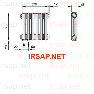 Радиатор IRSAP Tesi 20365/6 T18 CL 01